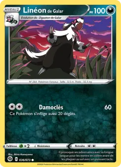 Carte Pokémon Linéon de Galar