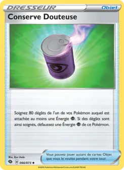 Carte Pokémon Conserve Douteuse