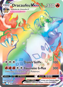 Carte Pokémon Dracaufeu VMAX