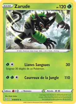 Carte Pokémon Zarude