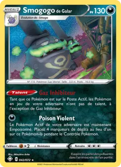 Carte Pokémon Smogogo de Galar