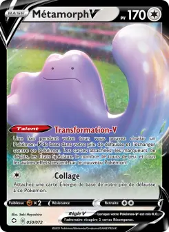 Carte Pokémon Métamorph V