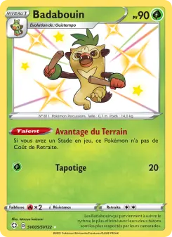 Carte Pokémon Badabouin