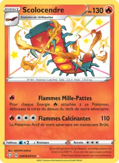Carte Pokémon Scolocendre