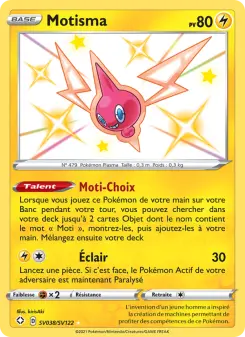 Carte Pokémon Motisma
