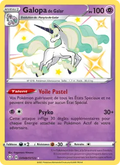 Carte Pokémon Galopa de Galar