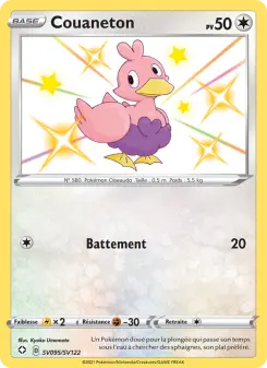 Carte Pokémon Couaneton