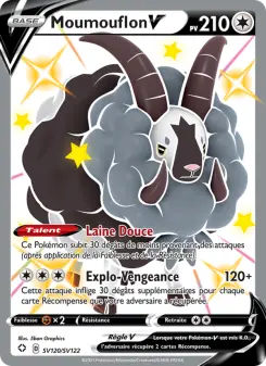 Carte Pokémon Moumouflon V