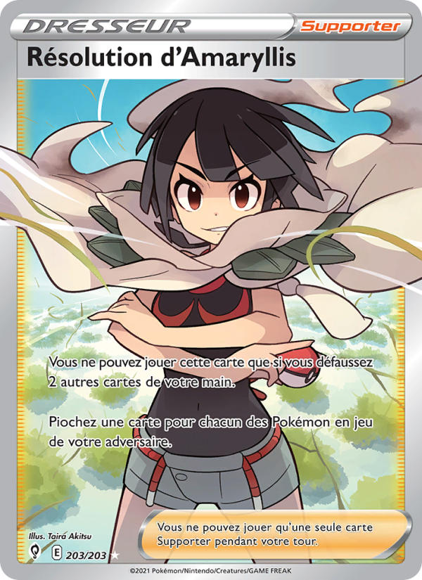 Résolution d'Amaryllis