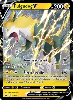 Carte Pokémon Fulgudog V