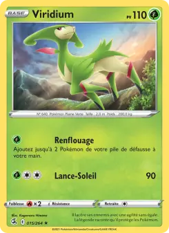 Photo carte Pokemon Viridium Poing de Fusion 15/264