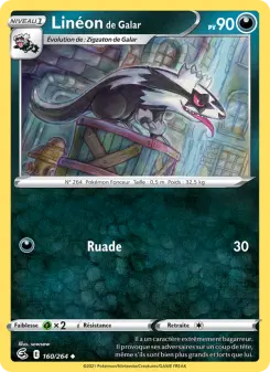 Carte Pokémon Linéon de Galar