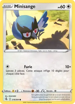 Carte Pokémon Minisange
