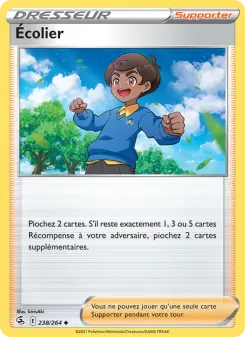 Carte Pokémon Écolier