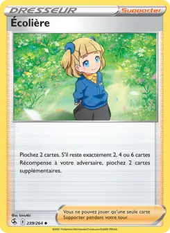 Carte Pokémon Écolière