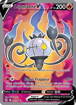 Carte Pokémon Lugulabre V