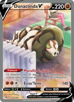 Carte Pokémon Dunaconda V