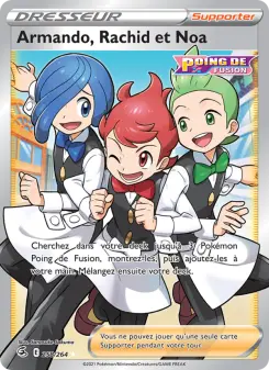 Carte Pokémon Armando, Rachid et Noa