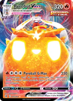 Carte Pokémon Pyrobut VMAX