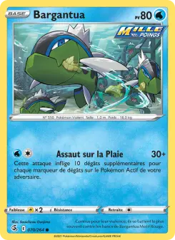 Carte Pokémon Bargantua