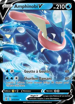 Photo carte Pokemon Amphinobi V Poing de Fusion 73/264