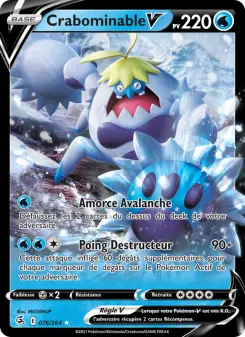 Carte Pokémon Crabominable V