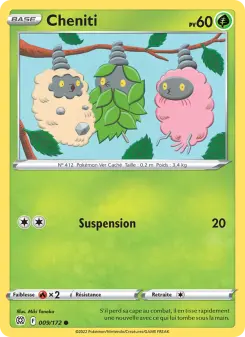 Photo carte Pokemon Cheniti Stars Étincelantes 9/172