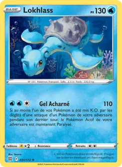 Photo carte Pokemon Lokhlass Stars Étincelantes 31/172