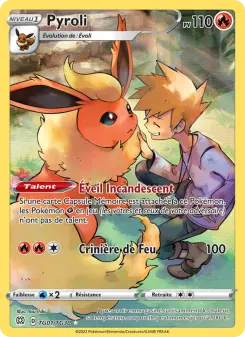 Photo carte Pokemon Pyroli Stars Étincelantes TG01/172