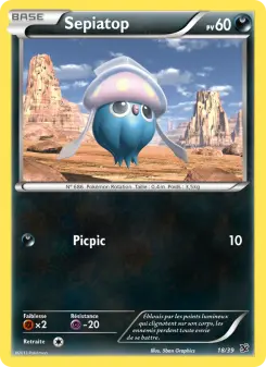 Carte Pokémon Sepiatop