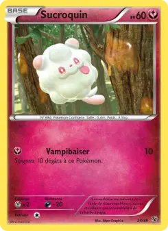 Carte Pokémon Sucroquin