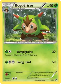 Carte Pokémon Boguérisse