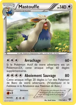 Carte Pokémon Mastouffe