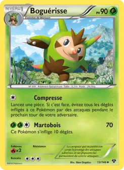 Carte Pokémon Boguérisse