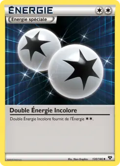Photo carte Pokemon Double Énergie Incolore XY 130/146