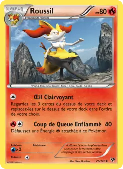 Carte Pokémon Roussil