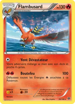 Carte Pokémon Flambusard