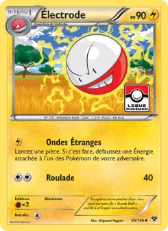 Photo carte Pokemon Électrode XY 45/146