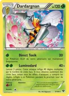 Photo carte Pokemon Dardargnan XY 5/146