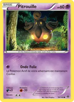 Carte Pokémon Pitrouille