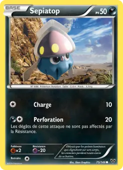 Carte Pokémon Sepiatop