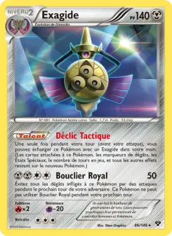 Carte Pokémon Exagide