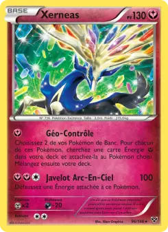 Photo carte Pokemon Xerneas XY 96/146