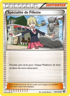 Carte Pokémon Spécialité de Fillette
