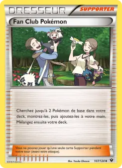Photo carte Pokemon Fan Club Pokémon Impact des Destins 107/124