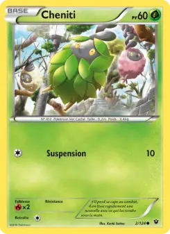 Carte Pokémon Cheniti