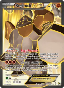 Carte Pokémon Regirock EX