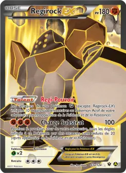 Carte Pokémon Regirock EX