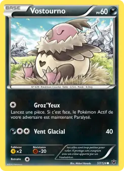Carte Pokémon Vostourno