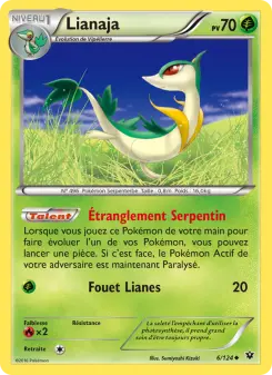 Carte Pokémon Lianaja
